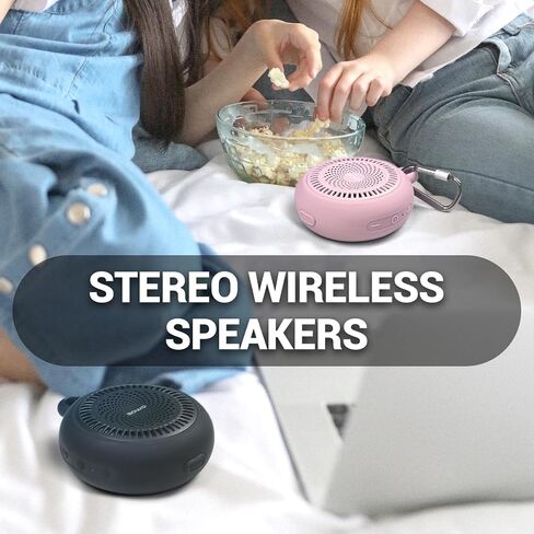 Outdoor Portable Bluetooth Speaker, Wireless IPX7 Waterproof Speaker, 25W Loud Sound, Bassboom Technology, TWS Pairing, 16H Playtime, Speaker with Lights in Kuwait