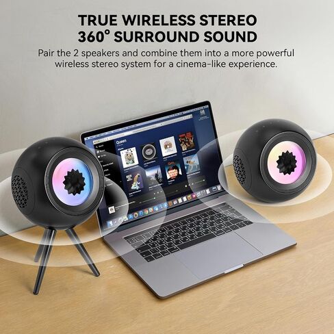 sovenomund Ferrofluid Speaker - Bluetooth Speaker with Sound Visualizer in Kuwait