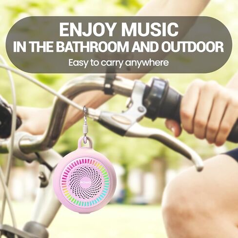 Outdoor Portable Bluetooth Speaker, Wireless IPX7 Waterproof Speaker, 25W Loud Sound, Bassboom Technology, TWS Pairing, 16H Playtime, Speaker with Lights in Kuwait