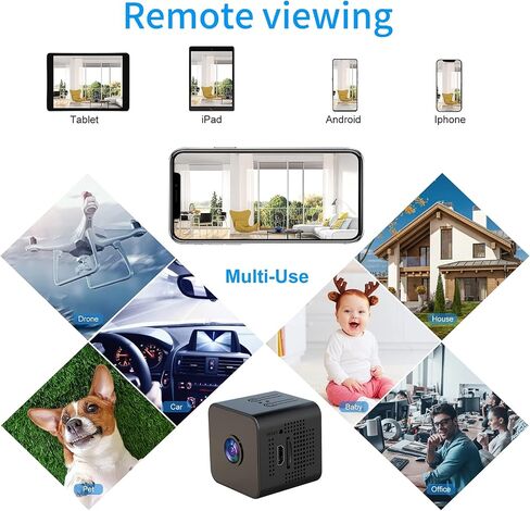 2K Security Cameras - Indoor Camer - Spy Cameras -Nanny Camera - WiFi Wireless Cam - HD Surveillance Cam - Home Camer for Pet/Baby - with Night Vision - -Motion Detection Surveillance Cameras in Kuwait