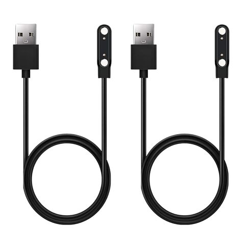 2-Pack Magnetic Smart Watch Charger Compatible with Bark Kids Smartwatch, Replacement USB Charging Cable, 2-Pin Magnetic Power Cord Accessory, 2ft Portable Travel Wire in Saudi Arabia