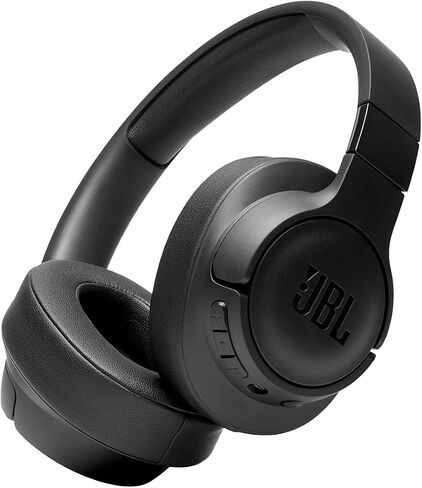 JBL Tune 710BT Bluetooth Wireless Over-Ear Headphones with Microphone - Black (Renewed) in Kuwait