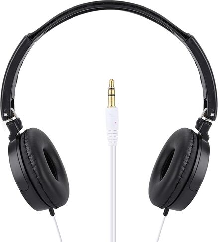 Foldable Head Mounted Headphone Mini Wired Headset Hands Compact Stereo HiFi Music Headset Support Rotatable Ear Cup Adjustable Headband Support TF Card in Kuwait