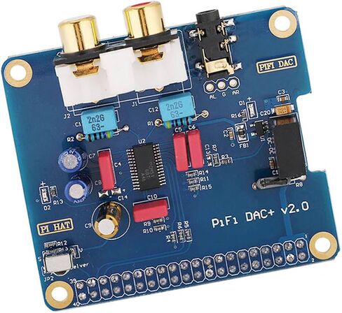 PiFi DIGI DAC + HiFi DIGI Digital Audio Card for - PCM5122 Chip - Dual Output Ports - Improved Band Noise Reduction - Perfect Size for Enthusiasts in Kuwait