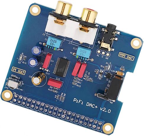 PiFi DIGI DAC + HiFi DIGI Digital Audio Card for - PCM5122 Chip - Dual Output Ports - Improved Band Noise Reduction - Perfect Size for Enthusiasts in Kuwait