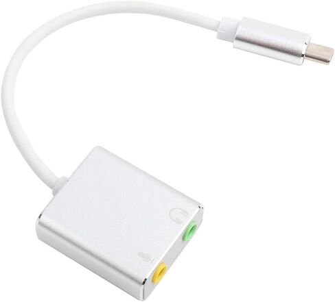 Type C Aluminum Alloy Sound Card with Microphone Input and Headphone Output for in Kuwait