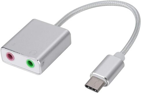 Type C Aluminum Alloy Sound Card with Microphone Input and Headphone Output for in Kuwait