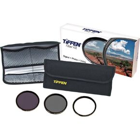 Tiffen Digital Essentials Filter Kit for 52mm (UV Protector + Circular Polarizer + Neutral Density 0.6) in Kuwait