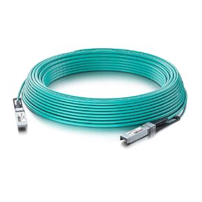 10G SFP+ AOC Cable - 10GbE SFP+ to SFP+ Active Optical Fiber Cable, OM3 MMF Direct-Attach Fiber Assemblies with SFP+ connectors for INT-SFP-AOC-15M, 15-Meter in Kuwait