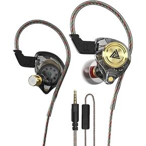 Wired Gaming Earbuds,in-Ear Monitor Headphones with 10mm Dynamic Driver, Deep Bass Stereo Sound, Noise-Isolating for Music, Gaming, Video Calling, Musicians, Singers and Audiophiles in Kuwait