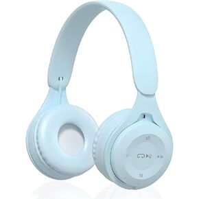 Upgraded Hybrid Noise Cancelling Headphones with Transparent Modes Wireless Bluetooth with Mic Fast Charging Deep Bass Soft-Earpads Blue in Kuwait