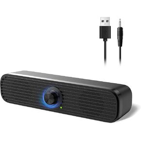 1Mii 3.5mm Computer Speakers for Desktop Laptop Tablet with Volume Control in Kuwait