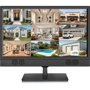 othoig 22 Inch Security Camera Monitor, 1080P Full HD IPS CCTV Surveillance Display with HDMI VGA BNC RCA Inputs,Built-in Speakers & Remote Control,DVR NVR Compatible Monitor for Home Office Warehouse in Kuwait