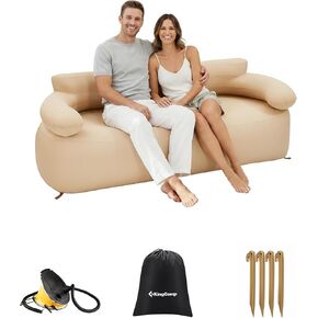 KingCamp Double Camping Inflatable Couch, Folding Air Sofa with Pump in Saudi Arabia