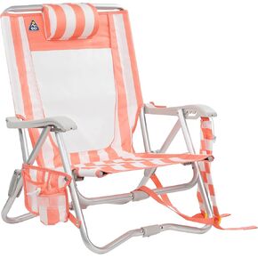 GCI Outdoor Sidekick Beach Chair - Coral Stripes in Saudi Arabia