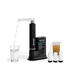 Frizzlife Electric Portable Water Filter for Camping & Emergency, Black in Kuwait