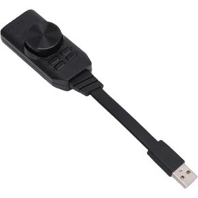 USB 7.1 Sound Card Surround Sound Adapter with Mic Mute for PC Laptop Office Headset in Kuwait