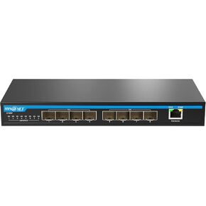 8-Port 10Gb SFP+ Layer 3 Managed Switch | Supports VLAN, QoS, LACP, OSPF, BGP | Desktop/Wall Mount | for Office, NAS, Workstation in Kuwait