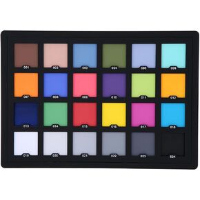 24 Color Balance Camera Card, Professional Color Calibration Tool for Photography, Videography, White Balance in Saudi Arabia
