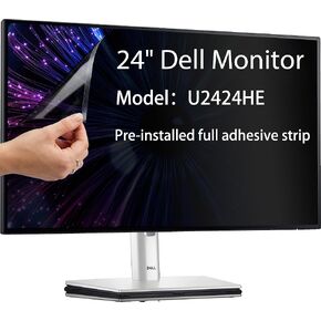 Privacy Screen for Dell U2424HE 24" | Anti Blue Light, 30° View Protection in Kuwait
