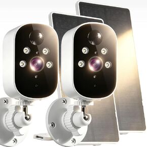 XVIM 2Pcs 2K Solar Security Wireless Camera Outdoor in Kuwait