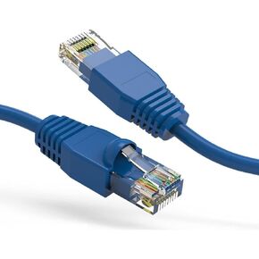 25Ft Cat6A UTP Ethernet Network Booted Cable Blue, 1 Pack in Kuwait