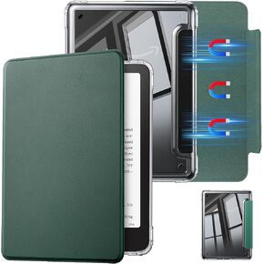 CoBak Detachable Magnetic Case for 7" Kindle 12th Gen 2024,Dark Green in Kuwait