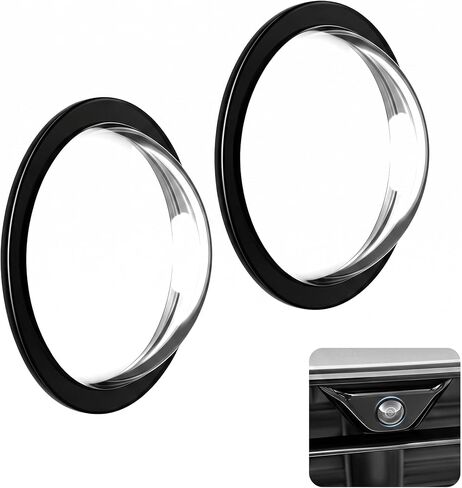 2 Pack Car Backup Camera Protector Cover, Clear HD Camera Lens Protector, 360° All-Round Protection Car Backup Lens Cap for Dust Scratch, Universal Essential Part for Most Vehicles in Kuwait