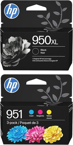 HP 950XL Blk/951 CMY Original Ink Bundle OfficeJet 8600/8610/8620 Series in Kuwait