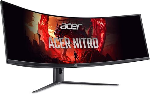 Acer Nitro 49in DQHD 5120x1440 Curved 240Hz Gaming Monitor EI491CUR W3 in Kuwait