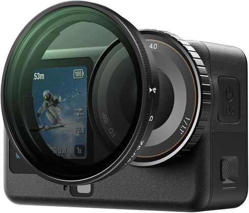 TELESIN Black Diffusion 1/4 Filter for DJI Osmo Action 5 Pro/4/3 in Kuwait