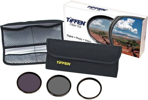 Tiffen Digital Essentials Filter Kit for 52mm (UV Protector + Circular Polarizer + Neutral Density 0.6) in Kuwait