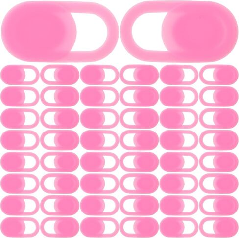 Homoyoyo 100pcs Ultra Thin Pink Laptop Camera Cover with Sliding Privacy in Kuwait