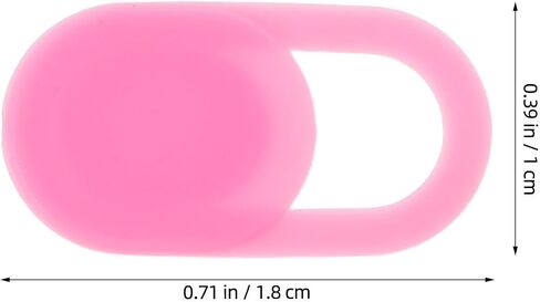 Homoyoyo 100pcs Ultra Thin Pink Laptop Camera Cover with Sliding Privacy in Kuwait