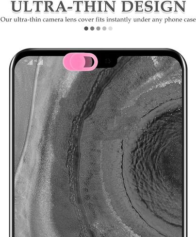 Homoyoyo 100pcs Ultra Thin Pink Laptop Camera Cover with Sliding Privacy in Kuwait