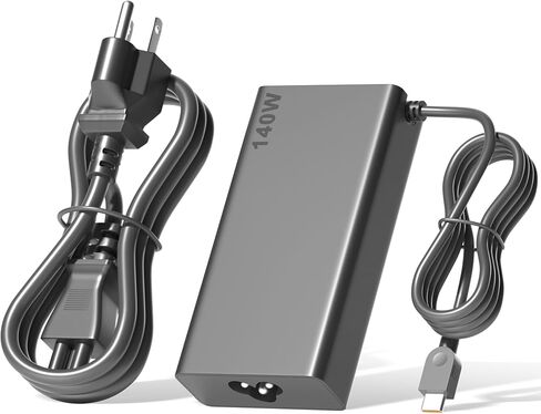 140W USB C Laptop Charger for Lenovo Yoga Pro ThinkPad HP OMEN Transcend 14 in Kuwait