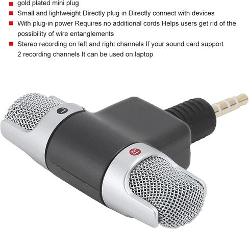 Mini Microphone, Lightweight, Dual Channel (4 Poles) in Kuwait