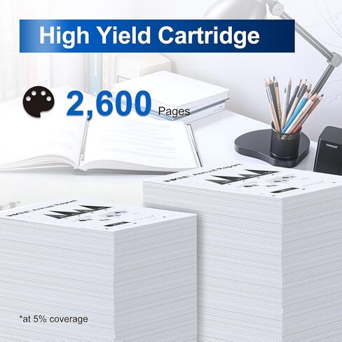 InkNI Compatible TN660 TN630 Toner Cartridge for Brother, Black, 4-Pack in Saudi Arabia