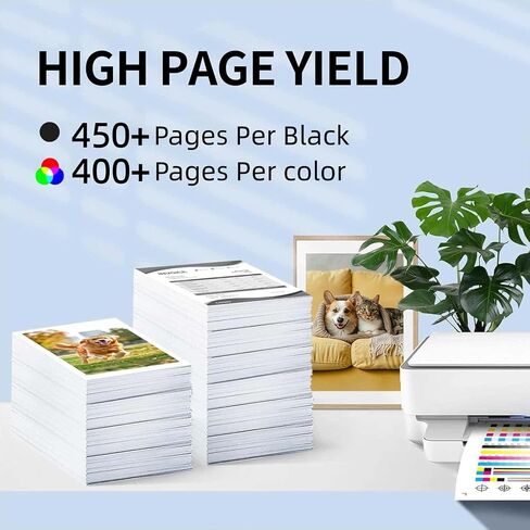 245XL 246XL Ink Cartridge Combo Pack for Canon, PG-245XL CL-246XL Replacement with Smart Chip, 2-Pack (1 Black 1 245XLColor) for Pixma MG2522 MX490 TR4520 TS3122 TS3322 Printers in Kuwait