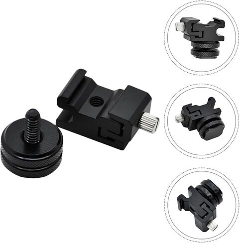 8pcs Black Aluminum Alloy Flash Hot Shoe Mount Adapter in Kuwait