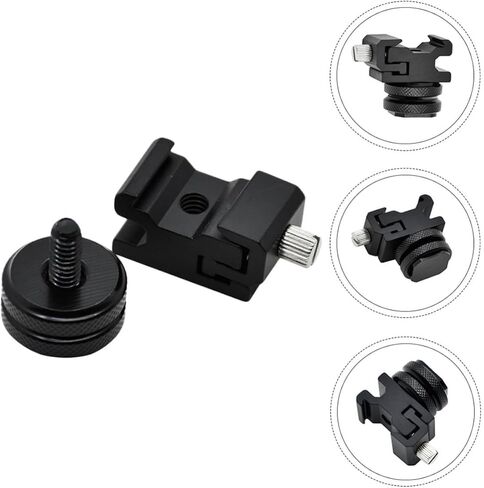 8pcs Hot Shoe Mount Adapter Set with 2 Adjustable Nuts Aluminum Alloy in Kuwait