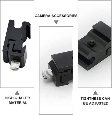 8pcs Hot Shoe Mount Adapter Set with 2 Adjustable Nuts Aluminum Alloy in Kuwait