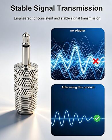 2-Pack F Type Female to 1/8" 3.5mm Male Adapter Coaxial Converter in Kuwait