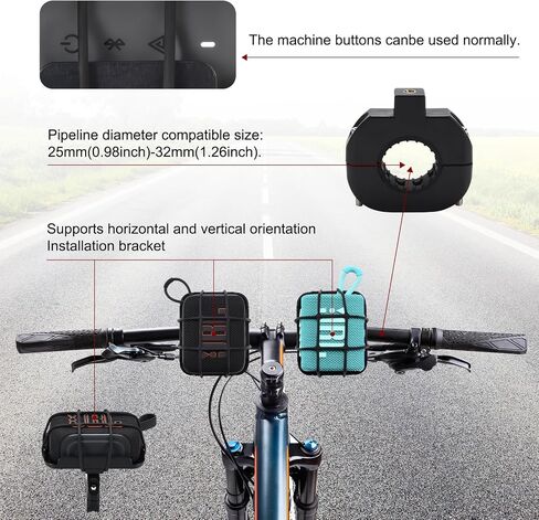 Bike Speaker Mount Handlebar Holder for JBL Go 5/Go 4/3 Speaker in Kuwait