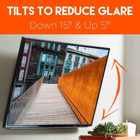 ECHOGEAR Tilting TV Mount & in Wall TV Cable Hider Bundle - Mount TVs Up to 70" & Conceal The Wires Behind The Wall in Kuwait