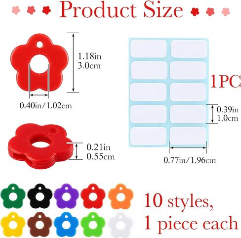10pcs Flower Key Covers in Kuwait