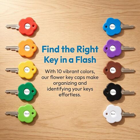 10pcs Flower Key Covers in Kuwait