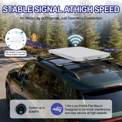 265 LBS Starlink Mini Magnetic Mount for Car Roof with PC Shield in Kuwait