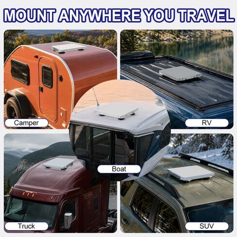 265 LBS Starlink Mini Magnetic Mount for Car Roof with PC Shield in Kuwait