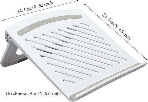 Foldable Laptop Stand, 0-130° Adjustable Laptop Riser Computer Desktop Hold in Kuwait